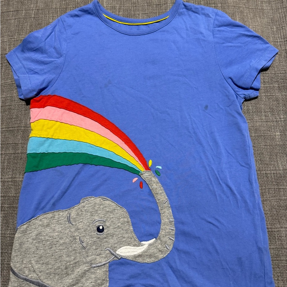Mini Boden Elephant Graphic Kids 11-12 Y 152cm